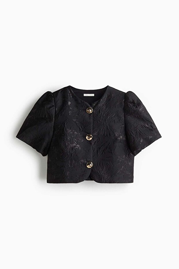 بلوزة بأكمام منفوخة - 6