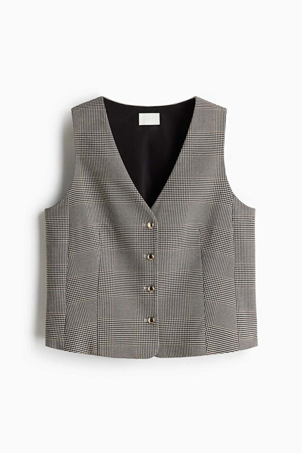 V-neck waistcoat - 4