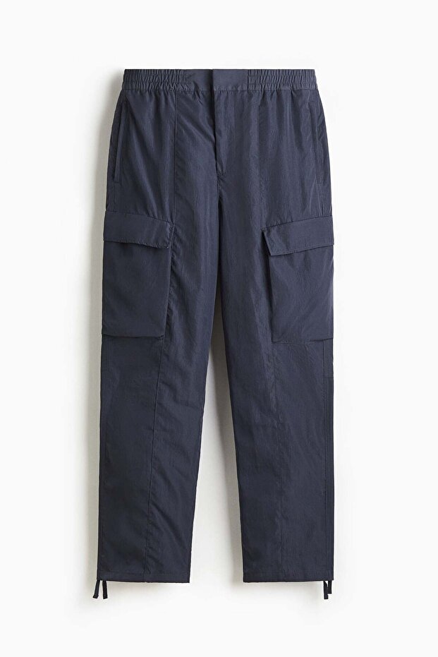 Relaxed Fit Nylon cargo trousers