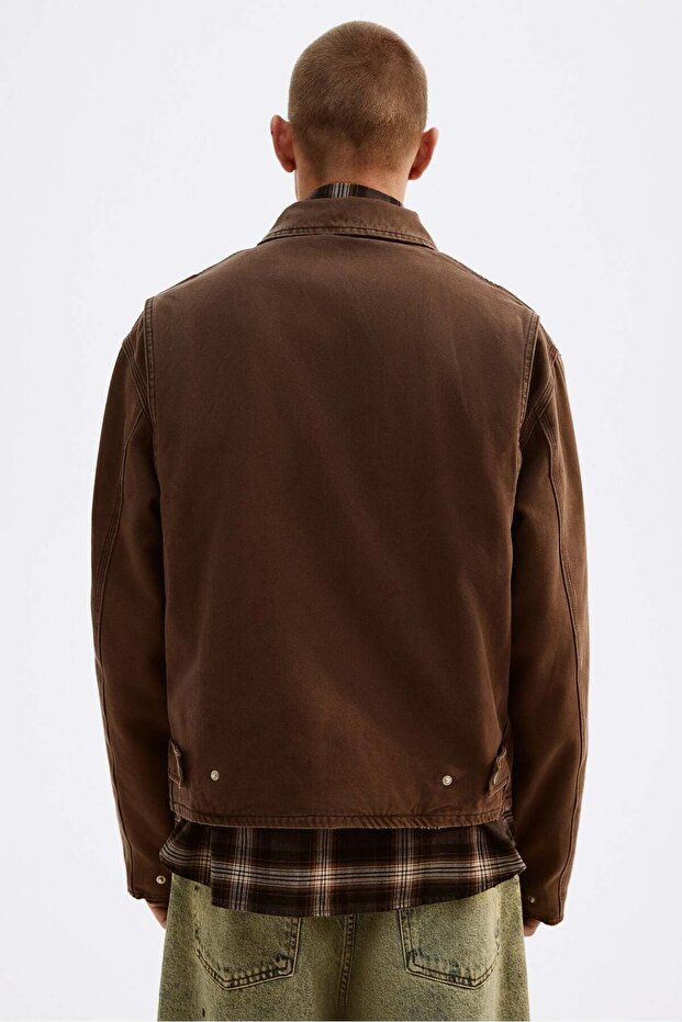 Regular Fit Canvas jacket - 4