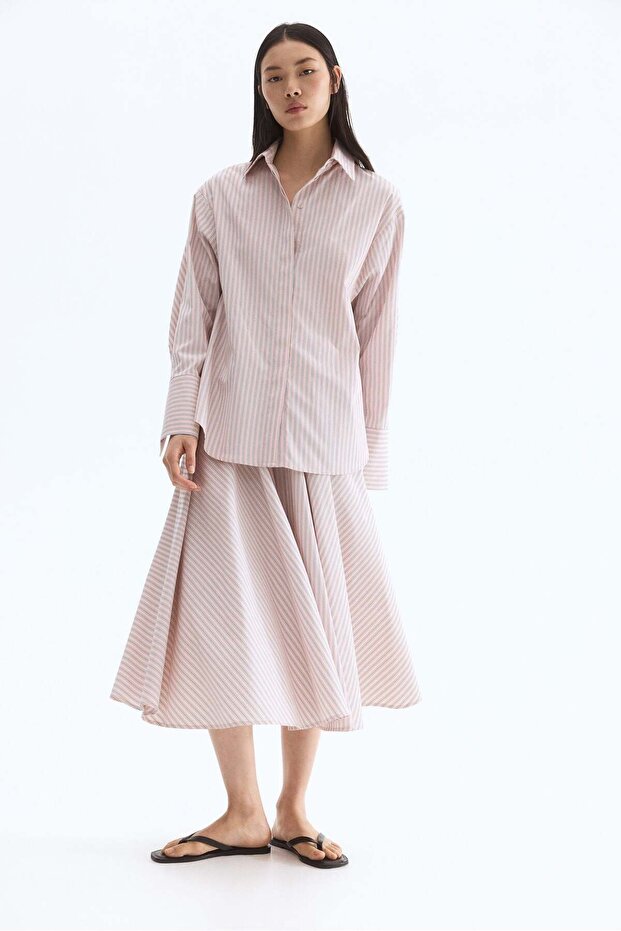 Jacquard-weave skirt