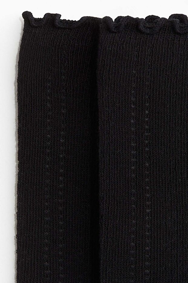 3-pack pointelle-knit socks - 2