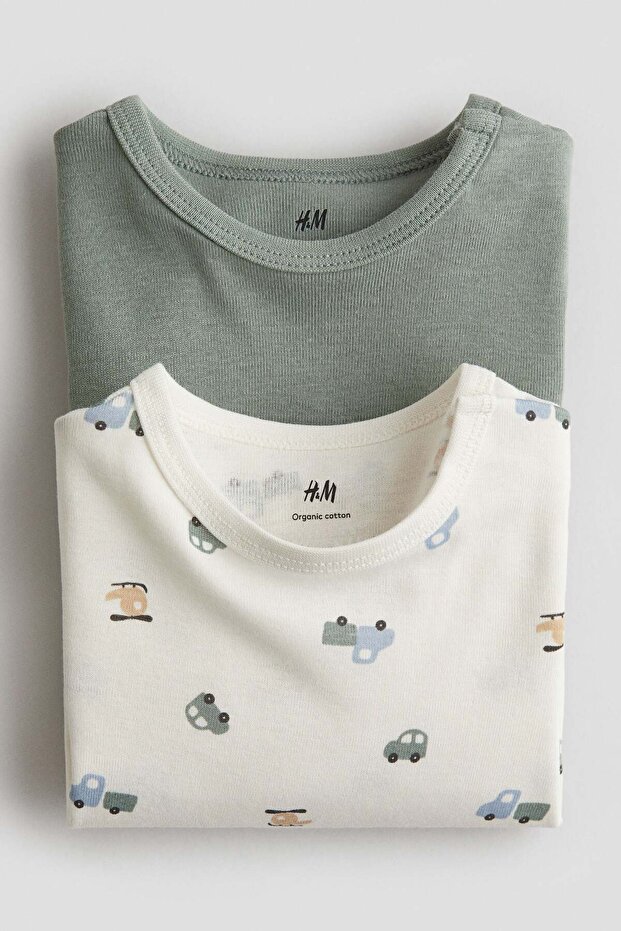 طقم مكون من قطعتين من البدلات ذات الأكمام الطويلة - 3