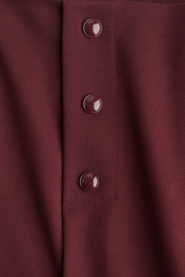 تنورة بأزرار أمامية - 1