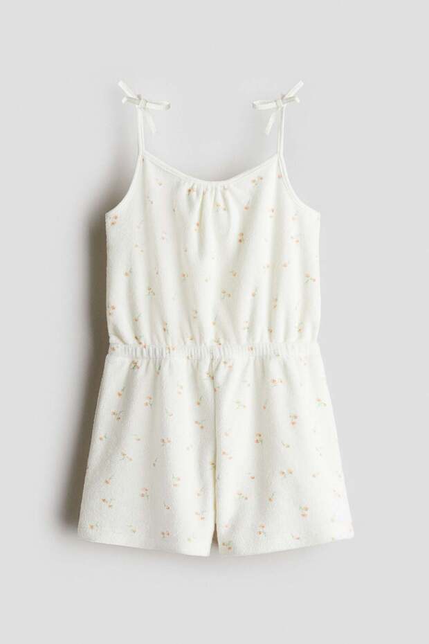 Patterned terry jumpsuit - 4