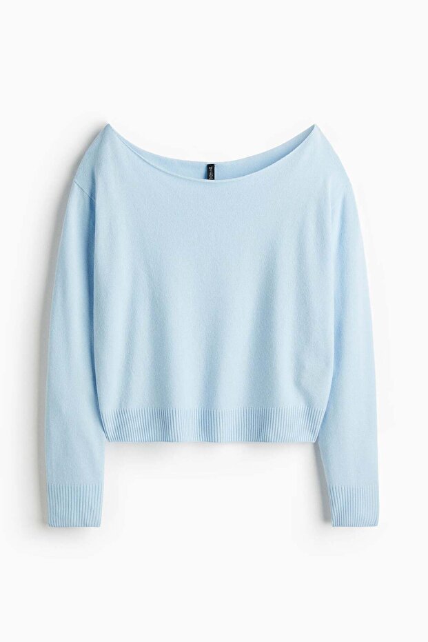 Off-the-shoulder jumper - 5