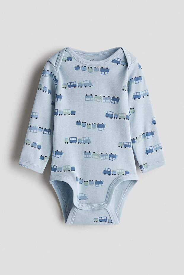 Envelope-neck bodysuit