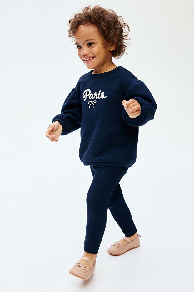 طقم مطبوع مكون من قطعتين - 5