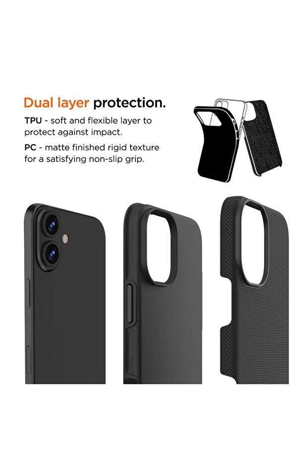 North Case iPhone 16 Plus Μαύρο - 3