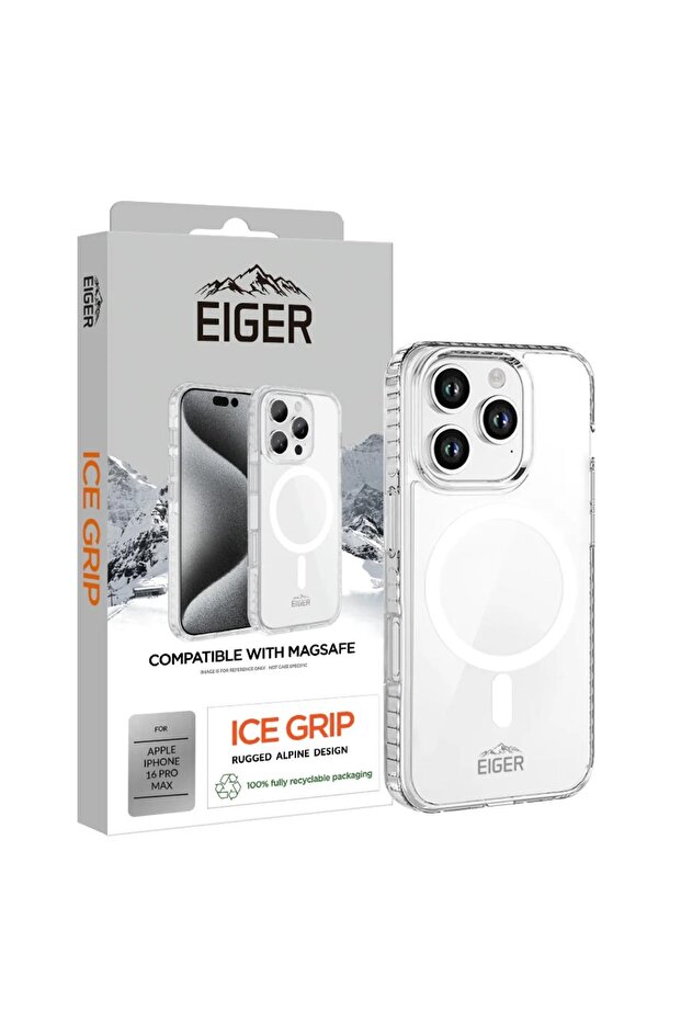 Husa Ice Grip Magsafe iPhone 16 Pro Max Clear - 1
