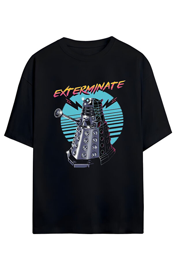 Doctor Who Designed Unisex Oversize Cotton Tshirt