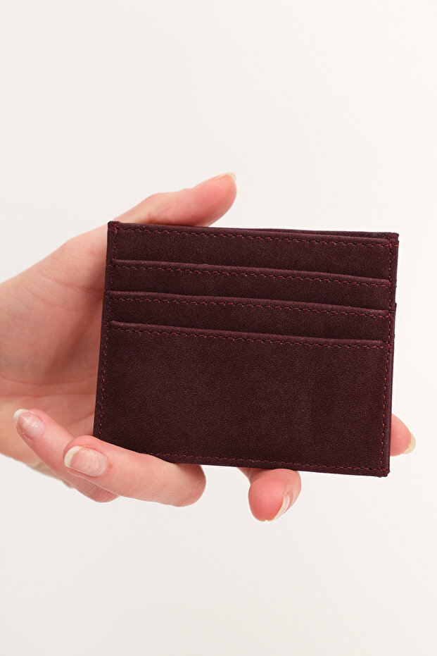 Süet Mini Kartlık Cüzdan CZDN147 - 1