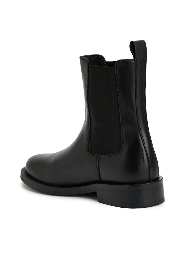 Siyah Kadın Deri Bot - 3