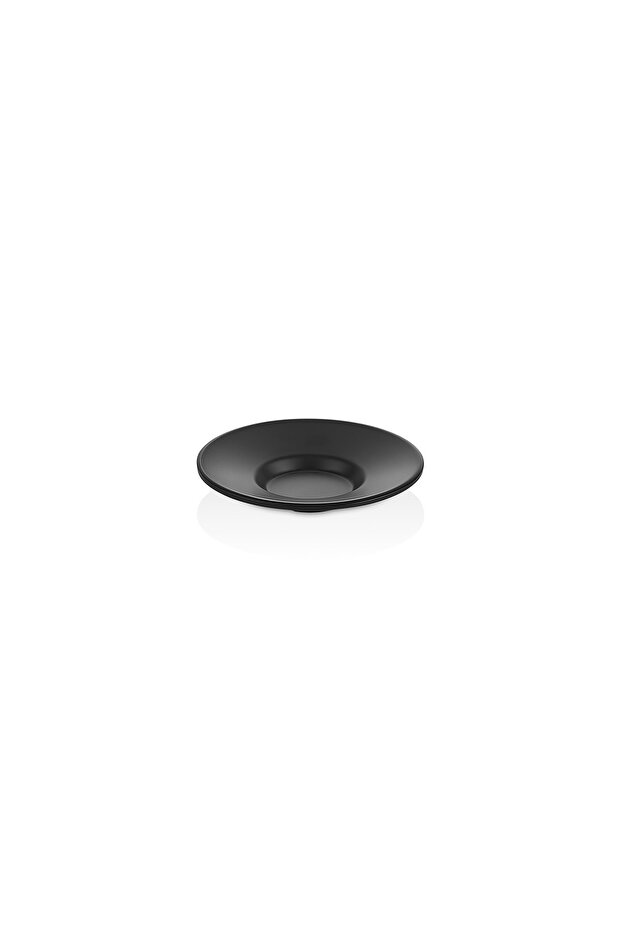 1532.Bl - Drinkware Set of 6 Black Coasters 11 Cm, Thermoset Melamine