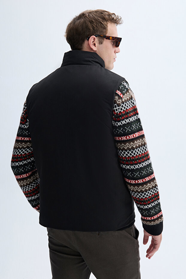 KAPİTONELİ ÇİFT TARAFLI YELEK - 5