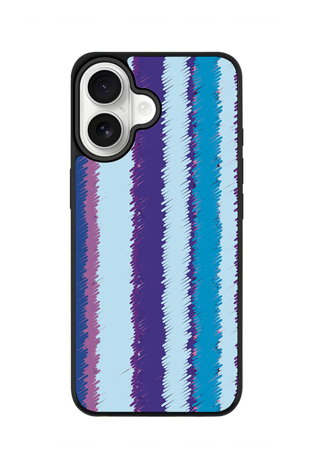 iPhone 17 Case, [Compatible with MagSafe] Slim Magnetic cover Phone Case iPhone 17 -Lines Of Violet