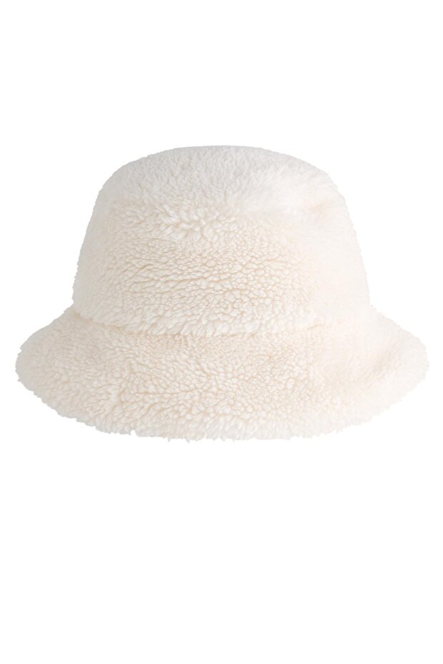 Kuzu derisi bucket şapka - 5
