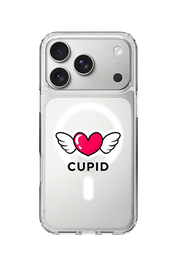 Classic Clear MagSafe Case for iPhone 17 Pro , Hybrid Soft Case Flexible Transparent Cover - Cupid