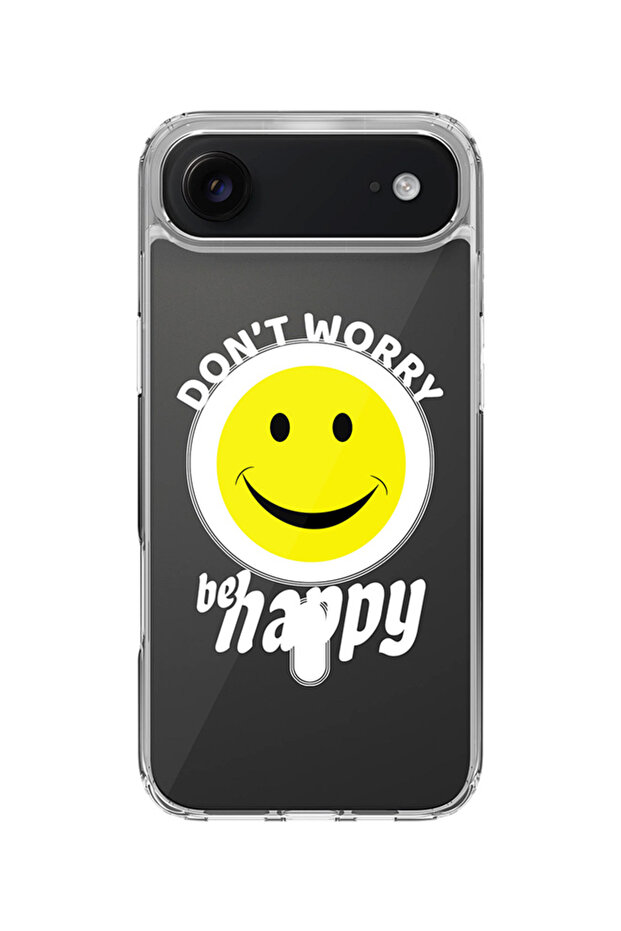 Classic Clear MagSafe Case for iPhone Air , Hybrid Soft Transparent Cover - Don't worry be happy