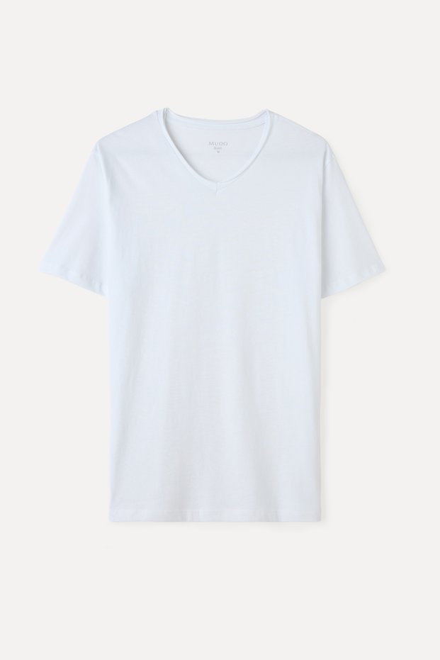 Men's Black V-Neck T-Shirt