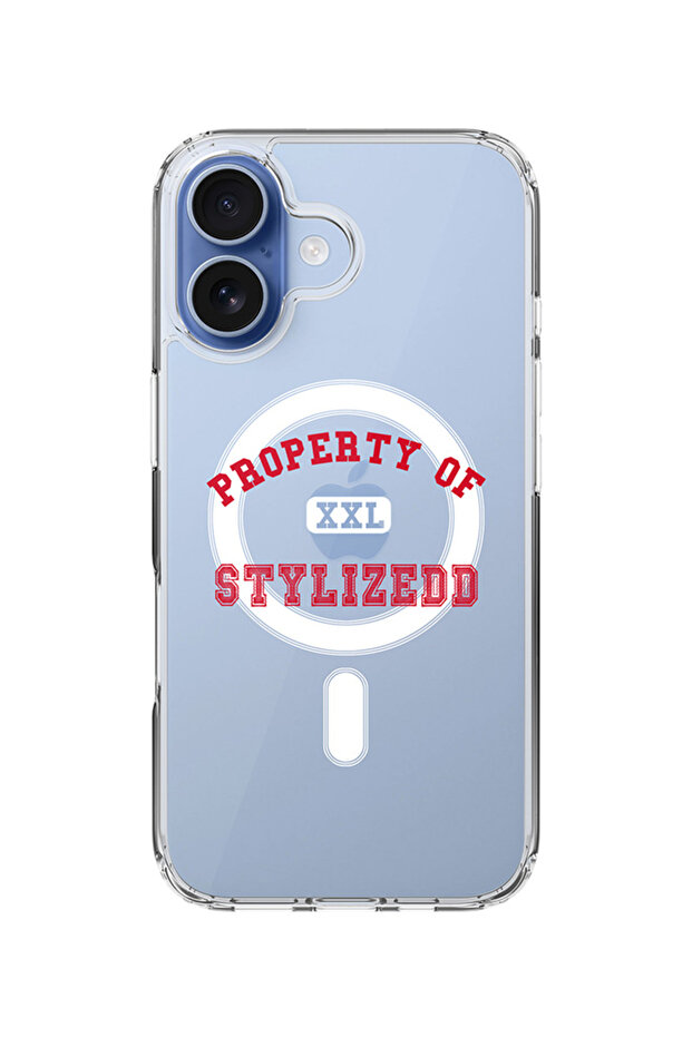Classic Clear MagSafe Case for iPhone 17 , Hybrid Soft Transparent Cover - Property of