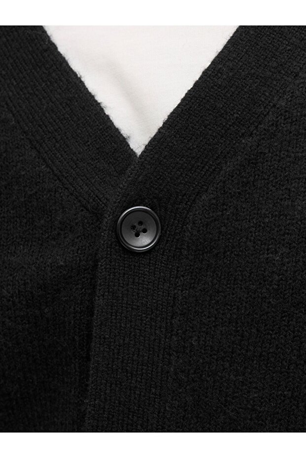 Strickjacke Einfarbig Strickjacke - 6