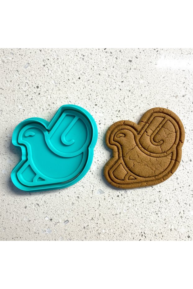 Stilize Dove Cookie Mold and Stamp Set | Peace Bird, Sugar Dough, Clay, Dough Sculpting