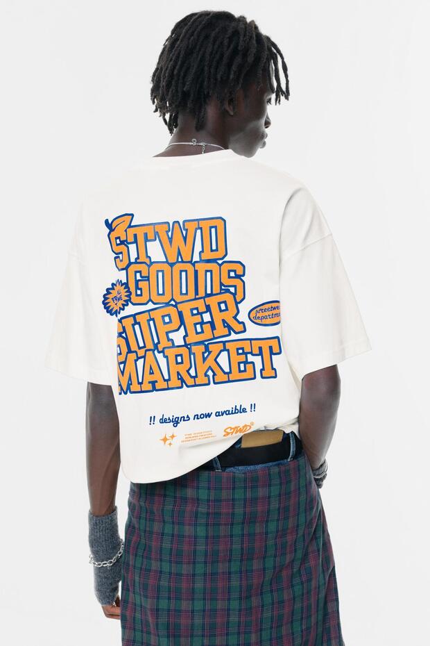 STWD grafikli t-shirt - 5