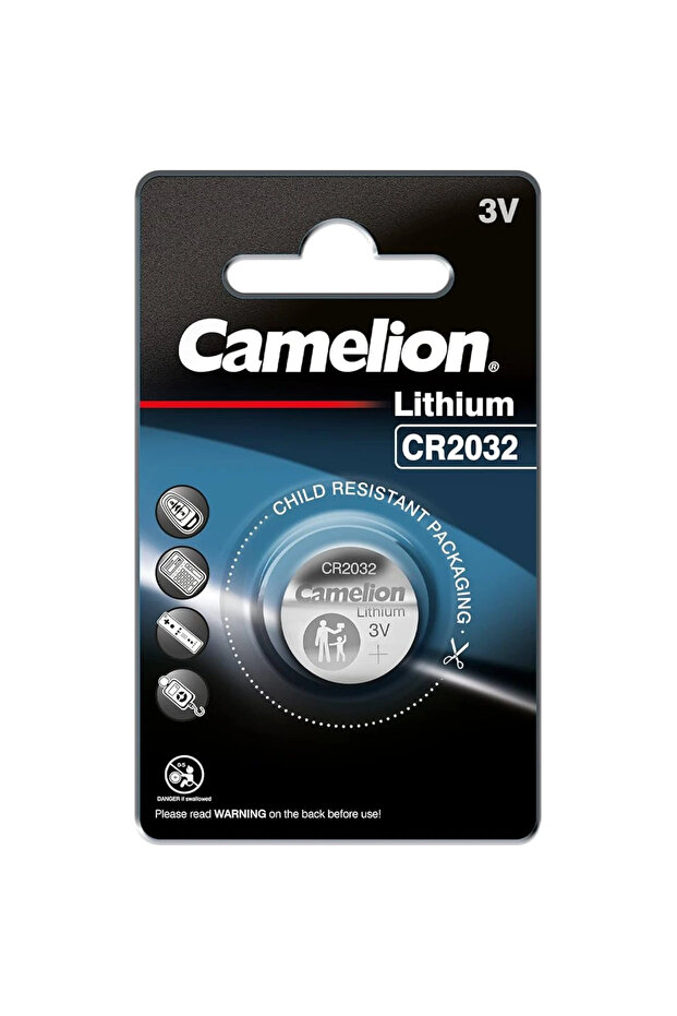 CR2032 Lithium-Ion Button Cell Battery 3V- Single pc