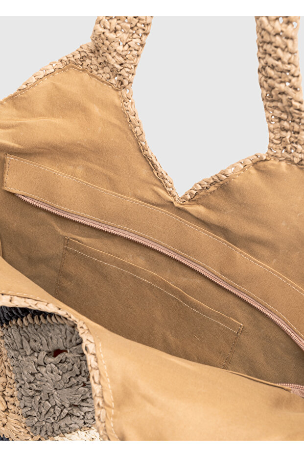 LACİ Hasır Omuz Çantası - 4