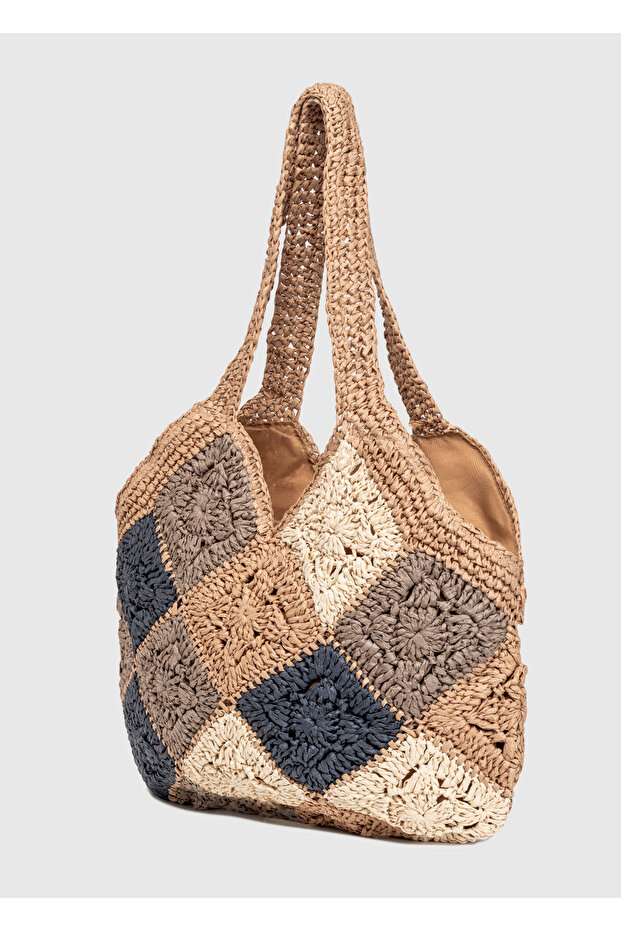 LACİ Hasır Omuz Çantası - 2