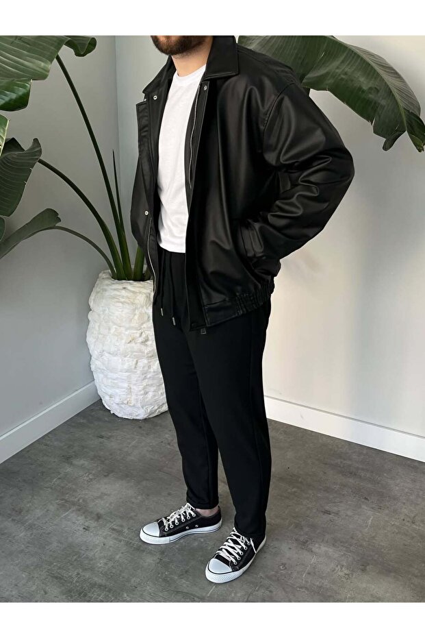 سترة جلدية للرجال - 3