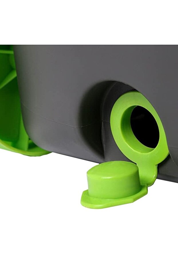 Rotating mop set with 360° bucket, adjustable handle, stainless steel spinner, wheels, detergent container - 11