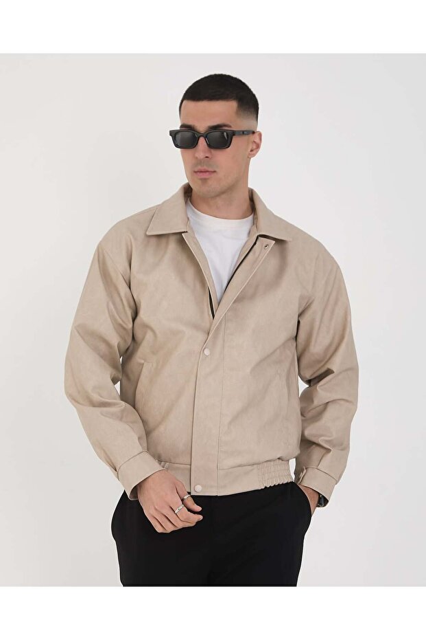 ERKEK DERI CEKET - 3