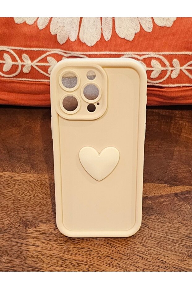 جراب ايفون 15 برو ماكس ابيض مرن - 1