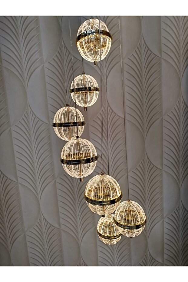 Modern Led sarkıt Avize 6 lı - 4