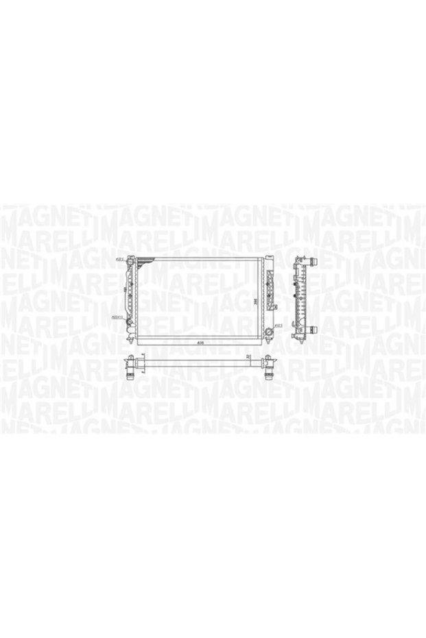 Radiator, Audi A6, C5,