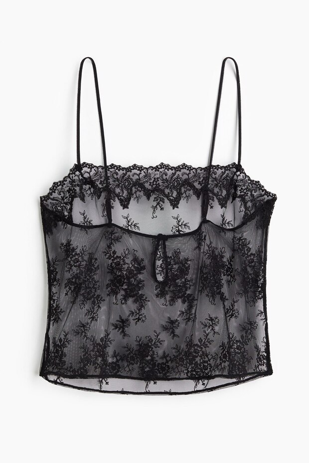 Askılı Dantel Üst - 1