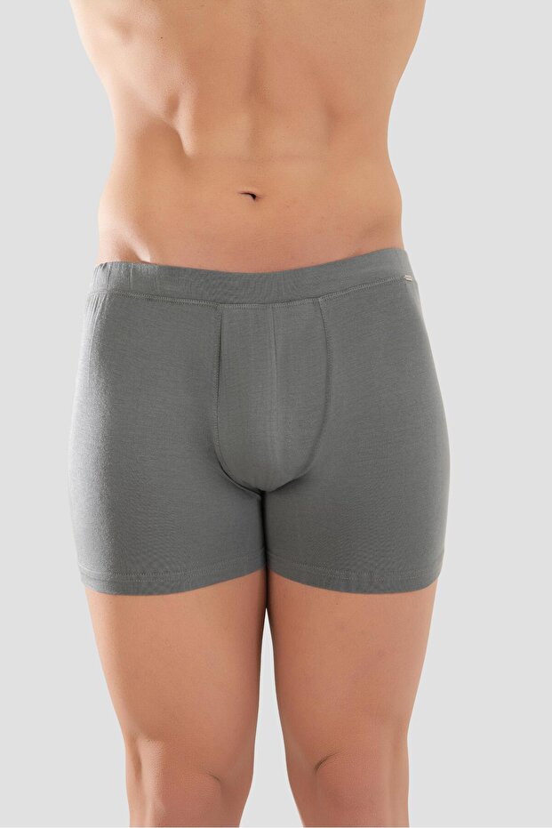 بوكسر رجالي من ميكرو مودال إيلستان بيسك 1402 أنثراسايت - 4