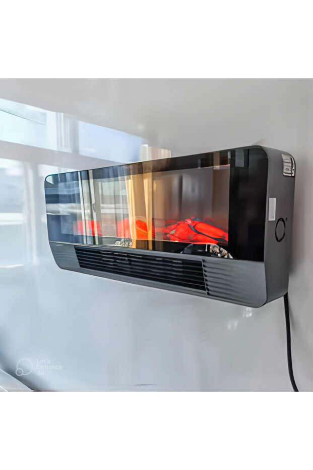 دفاية كهربائية 2 في 1 تدفئة 2000 واط وديكور بتصميم انيق وعصري - 5