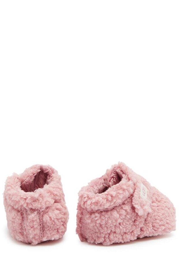 Bixbee – Pembe Kıvırcık Sentetik Kürk Bebek Botu - 4