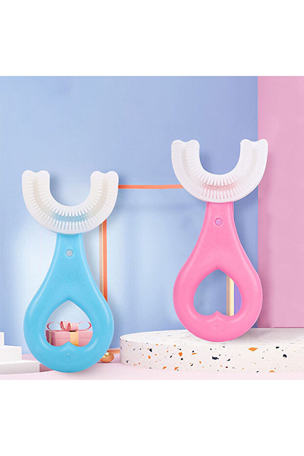 فرشاة أسنان للأطفال على شكل حرف U - 5