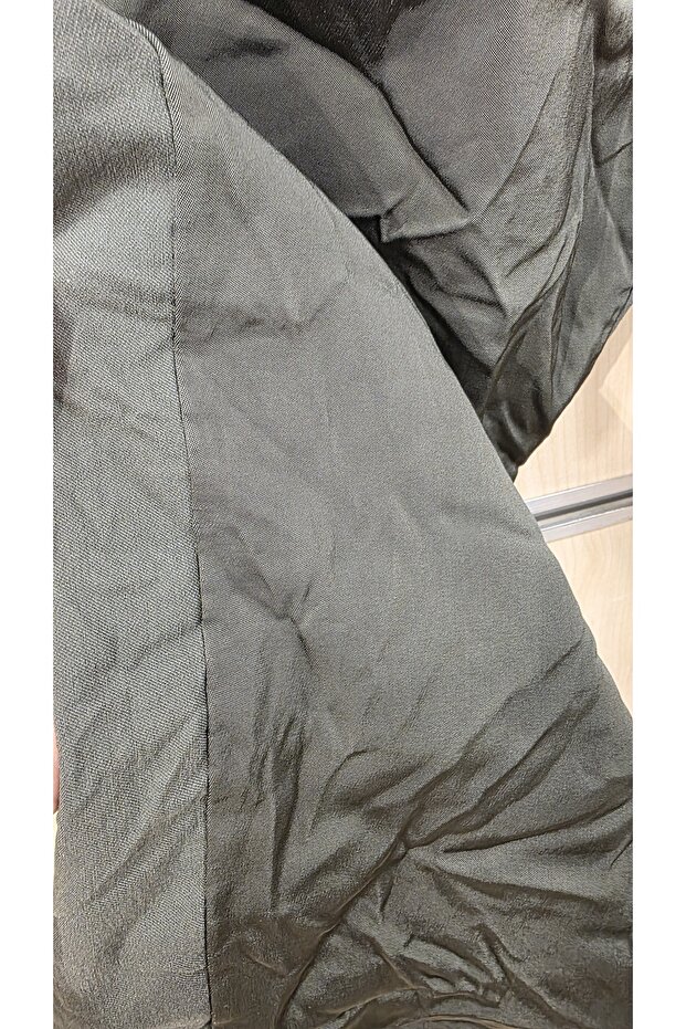 Color Gradient Pants with Belt Plain Pattern - 4