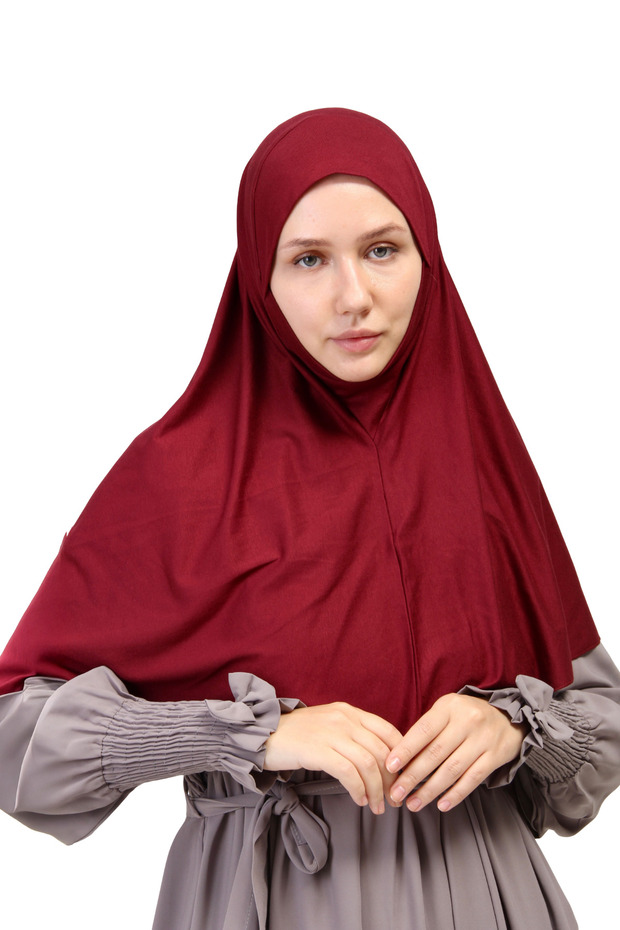 Practical Scarf with Veil - Ready-To-Wear Turban Without Veil – Soufflé Model, Non-Slip and Anti-Sweat