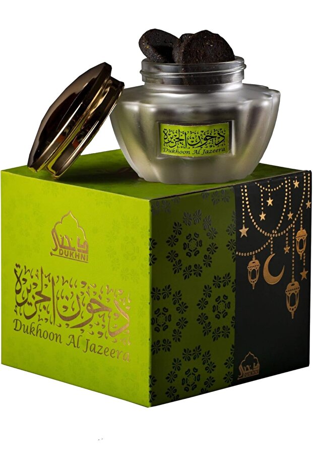 Dukhoon Al Jazeera Oud Bakhoor | Authentic Arabic Bakhoor Incense | 40 gm jar | Handmade, Lux