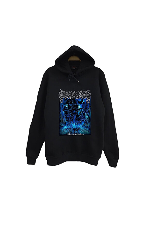 Dissection - Metal - Music - Printed Unisex 100% Cotton Hooded Black Sweatshirt