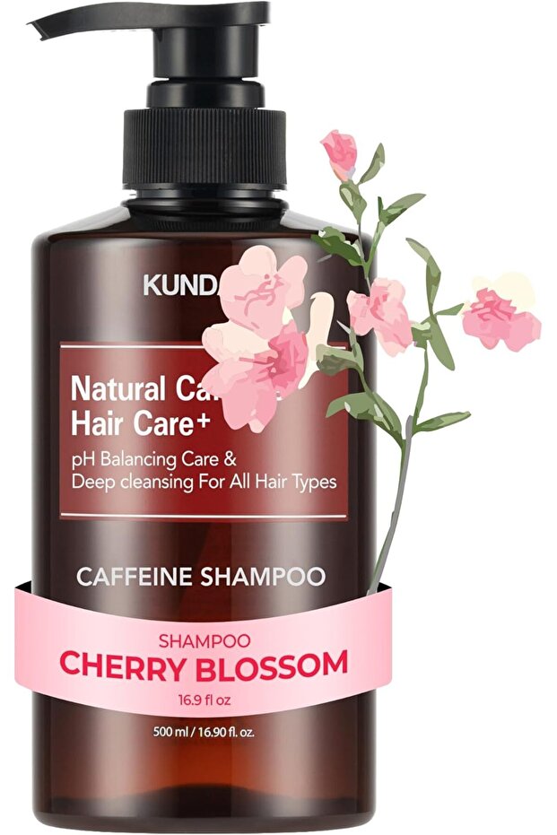 Caffeine Shampoo 500ml by - Cherry Blossom