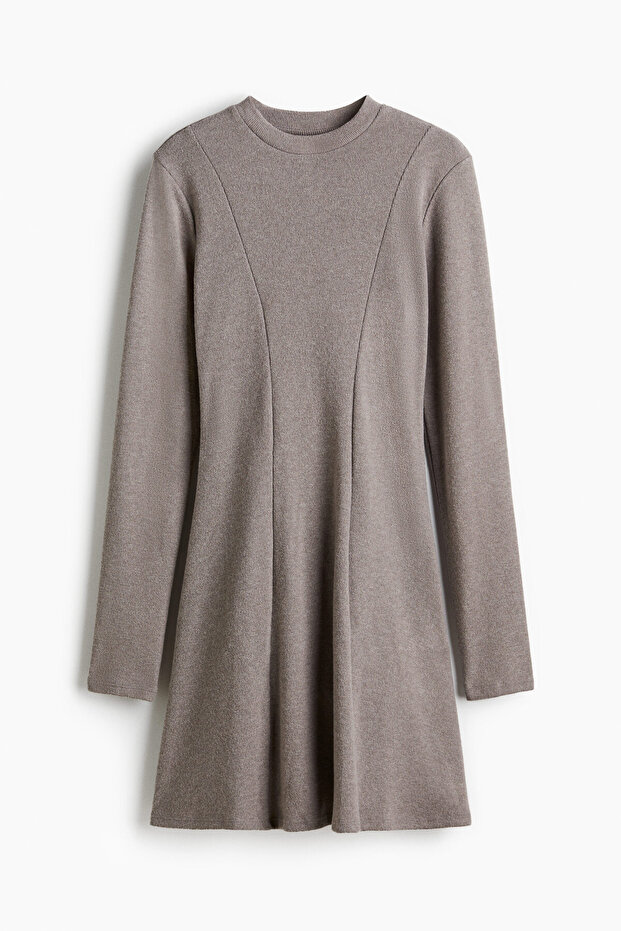 Mini Triko Elbise - 1