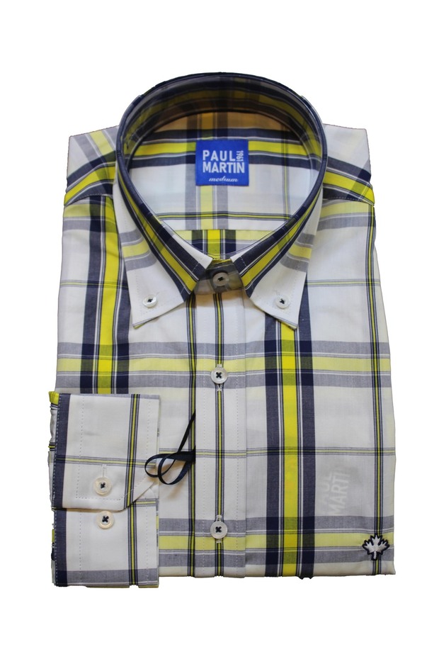 Men's Long Sleeve Plaid Shirt