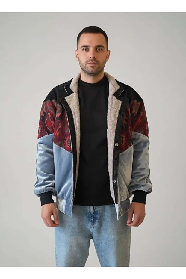 (7537) سترة خاصة بنمط عتيق متوافقة مع المقاسات الكبيرة/الكبيرة جدًا - 1